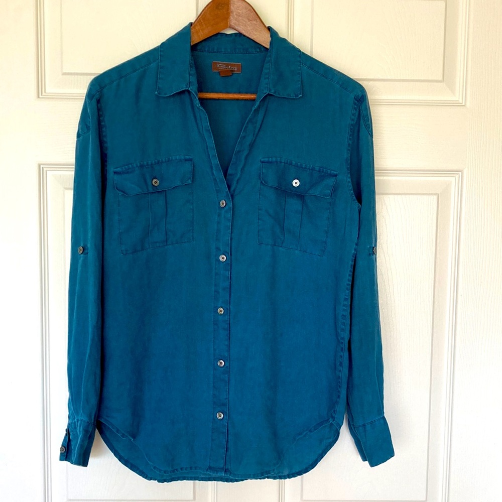 Tommy Bahama linen blouse XS